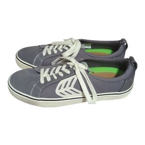 Cariuma Gray White Low Profile Canvas Shoes Men